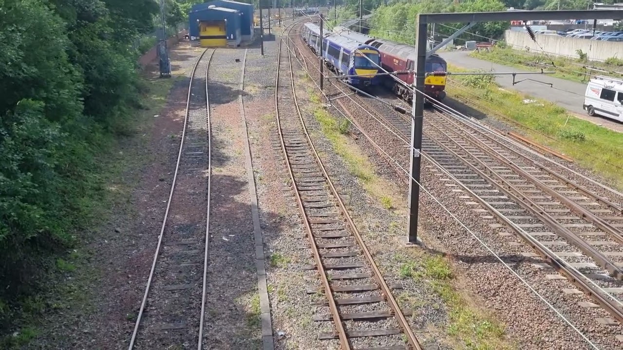 60103 Flying Scotsman Shunting At Portobello Jn On 1/7/23