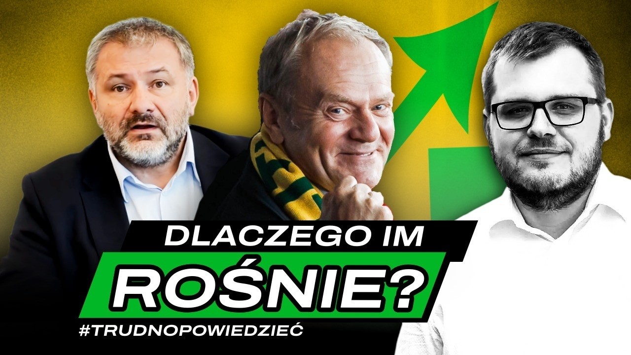 Tuskowi rośnie poparcie. DLACZEGO? Pluralizm na prawicy, władza jak jedna pięść? | #TrudnoPowiedzieć