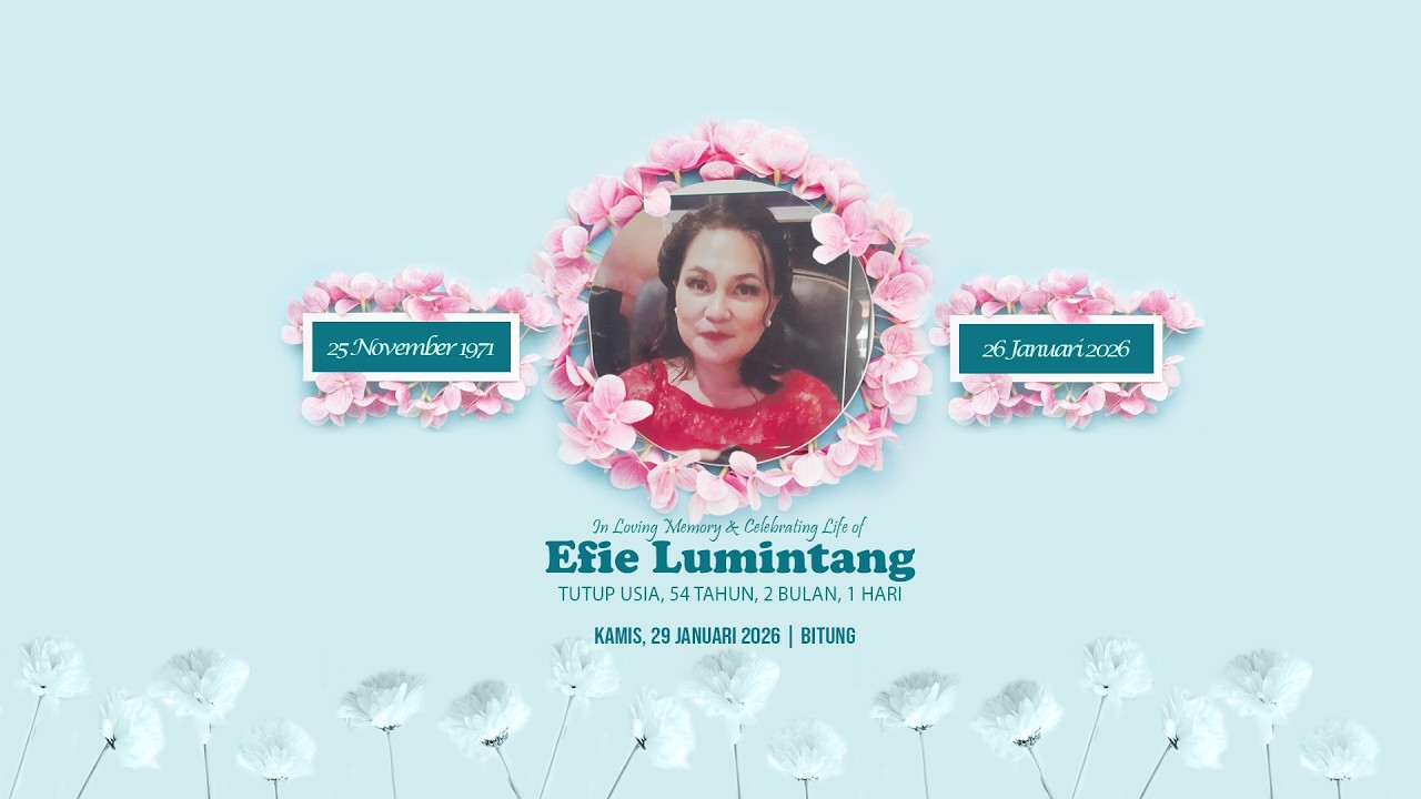 (LIVE_RECORDED) Ibadah Pemakaman Almh.Ibu Efie Lumintang