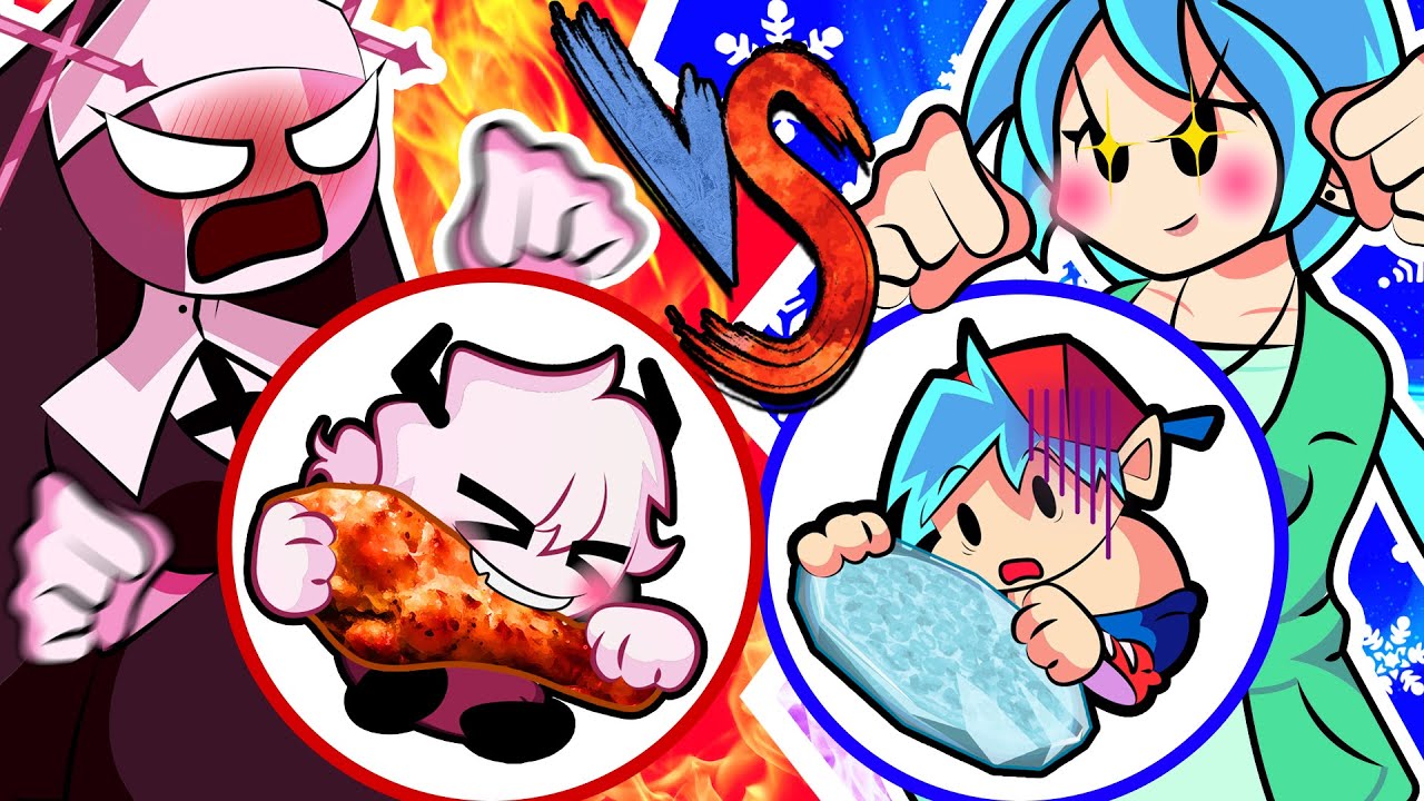 HOT PREGNANT VS COLD PREGNANT!#2 | HOT VS COLD FOOD CHALLENGE - Friday Night Funkin ANIMATION