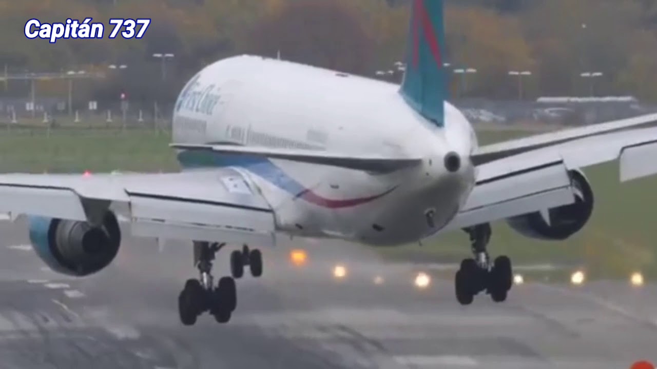 ATERRIZAJES PELIGROSOS CON MANIOBRAS ESPECTACULARES! / VIENTO CRUZADO [Capitán 737]