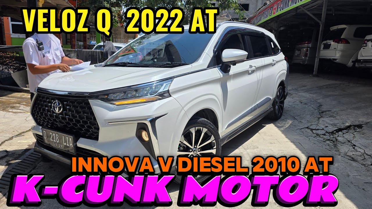 Innova V diesel 2010 AT, Veloz Q 2022 AT