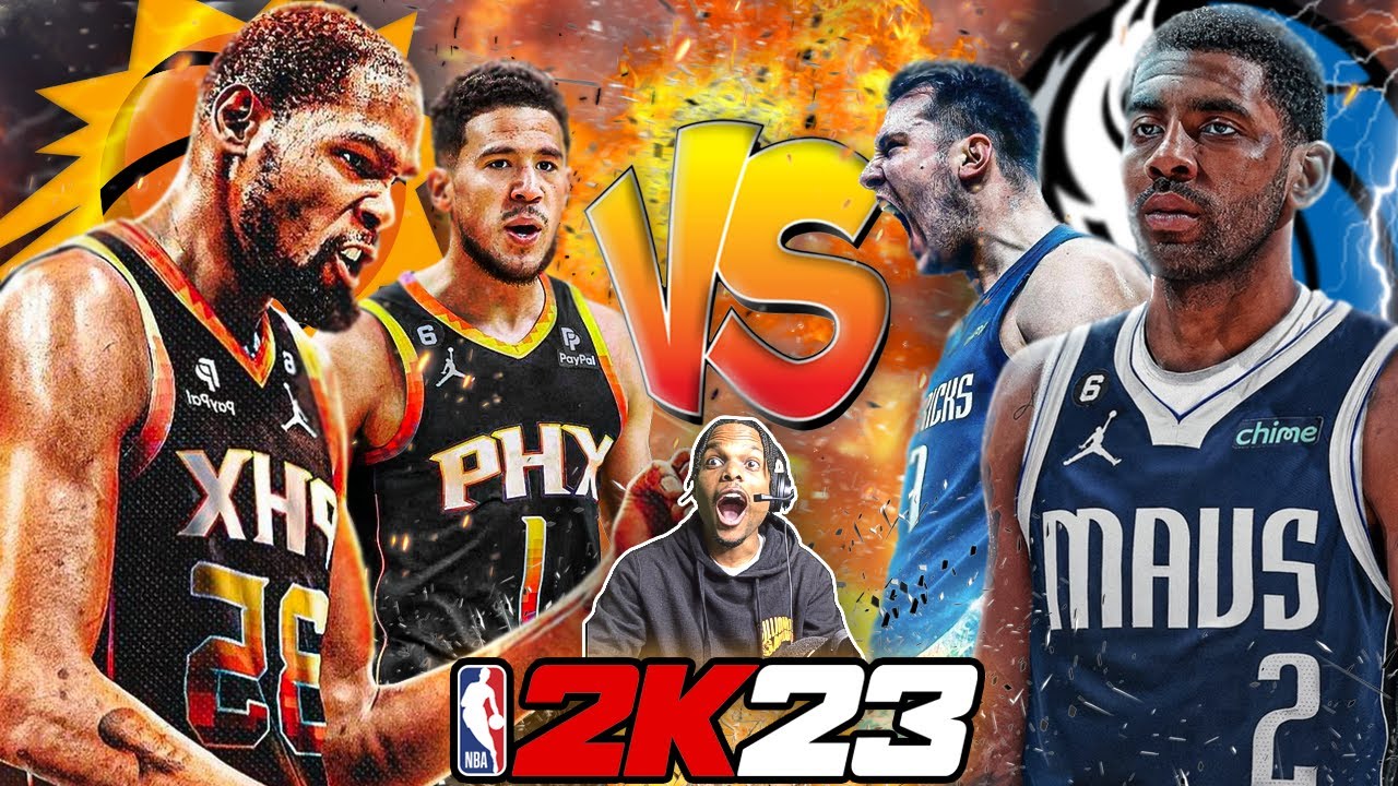 A New Rivalry In The West! Kyrie Irving And Luka Doncic VS Kevin Durant and Devin Booker! NBA 2K23
