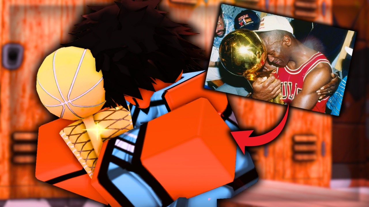 Air Style (Michael Jordan) is actually MENACING in Basketball Zero...