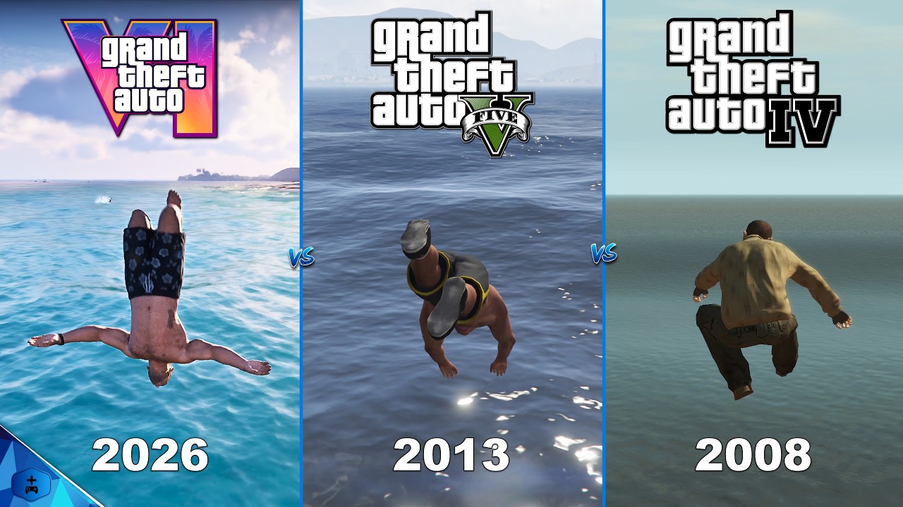 GTA 6 vs GTA 5 vs GTA 4 - Graphics and Details Comparison