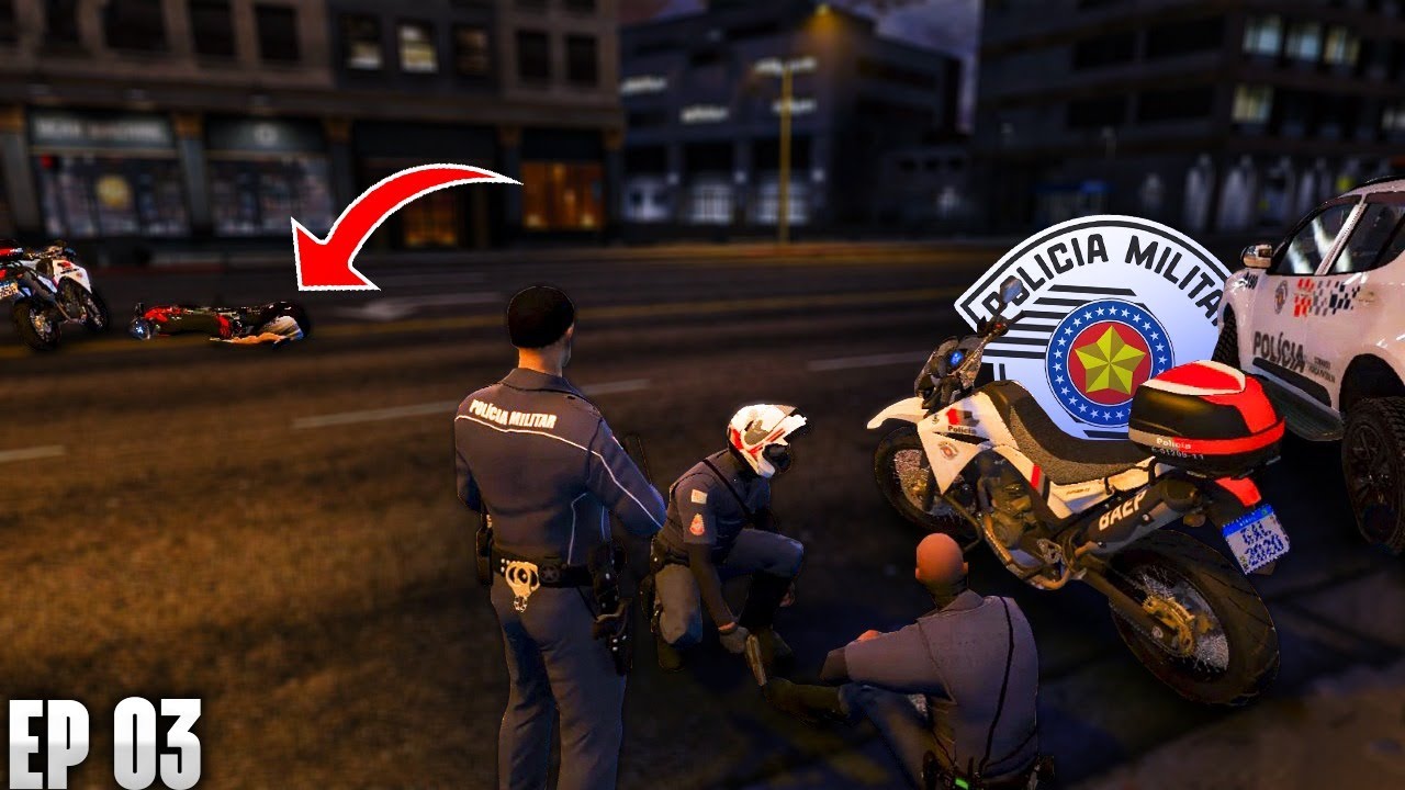 GTA 5 RP - VIDA DE COMANDANTE - POLICIAL ESFAQUEADO (T.5 #EP.03)