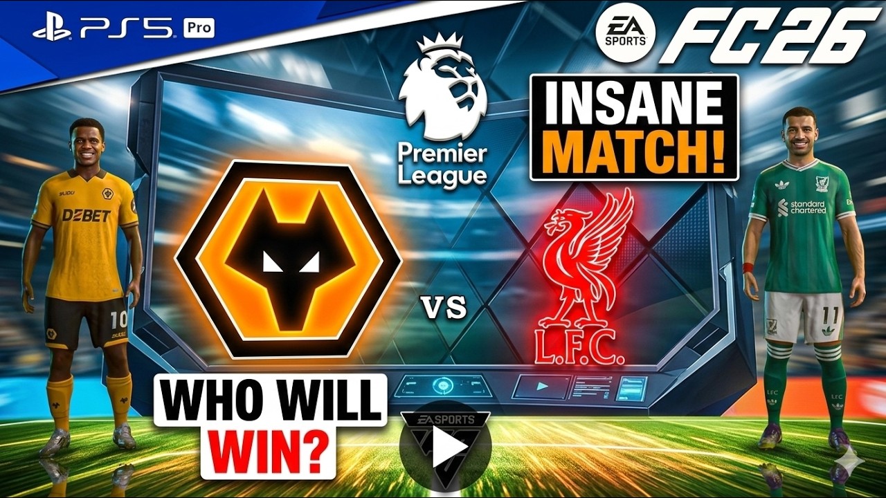 FC 26 - Wolves vs. Liverpool | Premier League Match | Matheus Cunha vs Mohammed Salah Epic Showdown