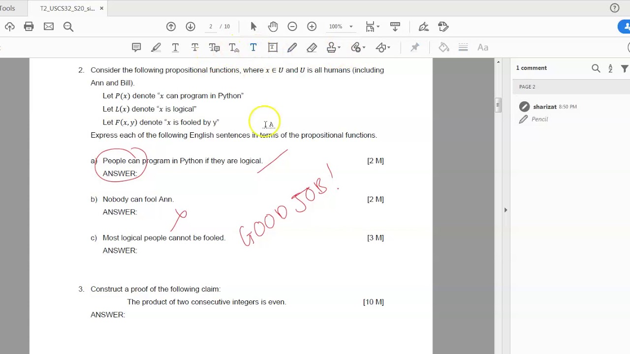 How to use Pen Tool in Adobe Acrobat Reader DC