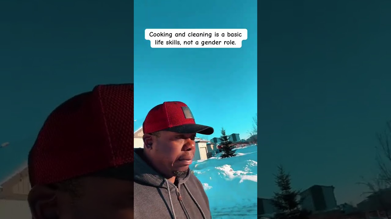 Cooking and cleaning is a basic life skill not a gender role 