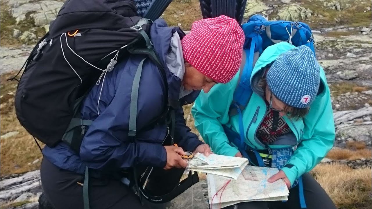 Med kart og kompass i høyfjellet
