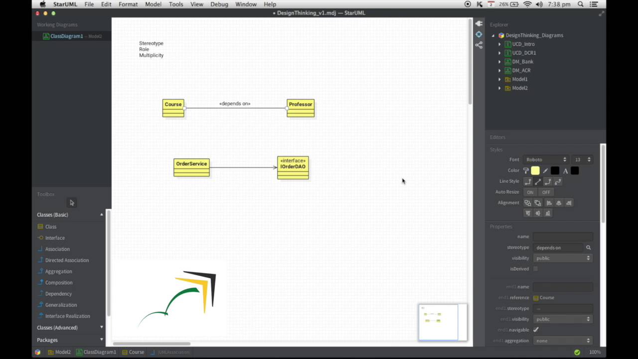 Class Diagrams -  Notations Demo - Part A