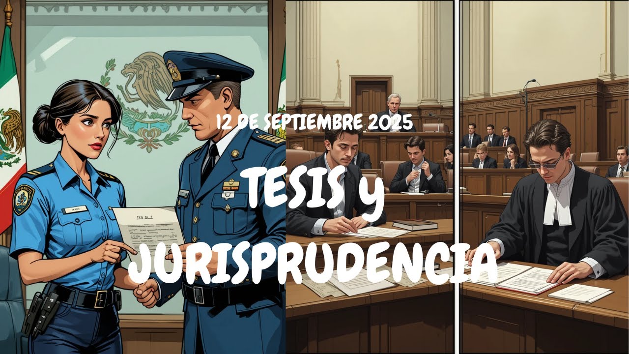 12 de septiembre de 2025 TESIS AISLADAS y JURISPRUDENCIA publicada en el SJF