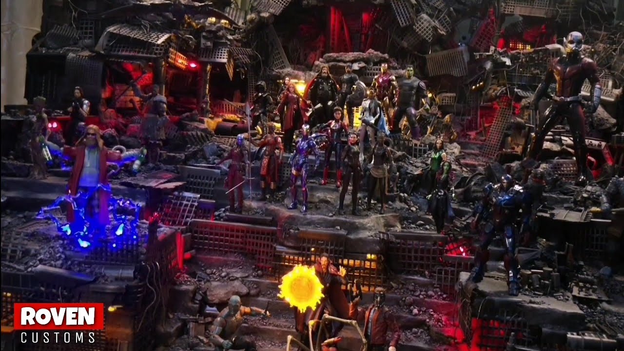 Avengers Endgame Diorama VER. 2. 0.| Hasbro Marvel Legends
