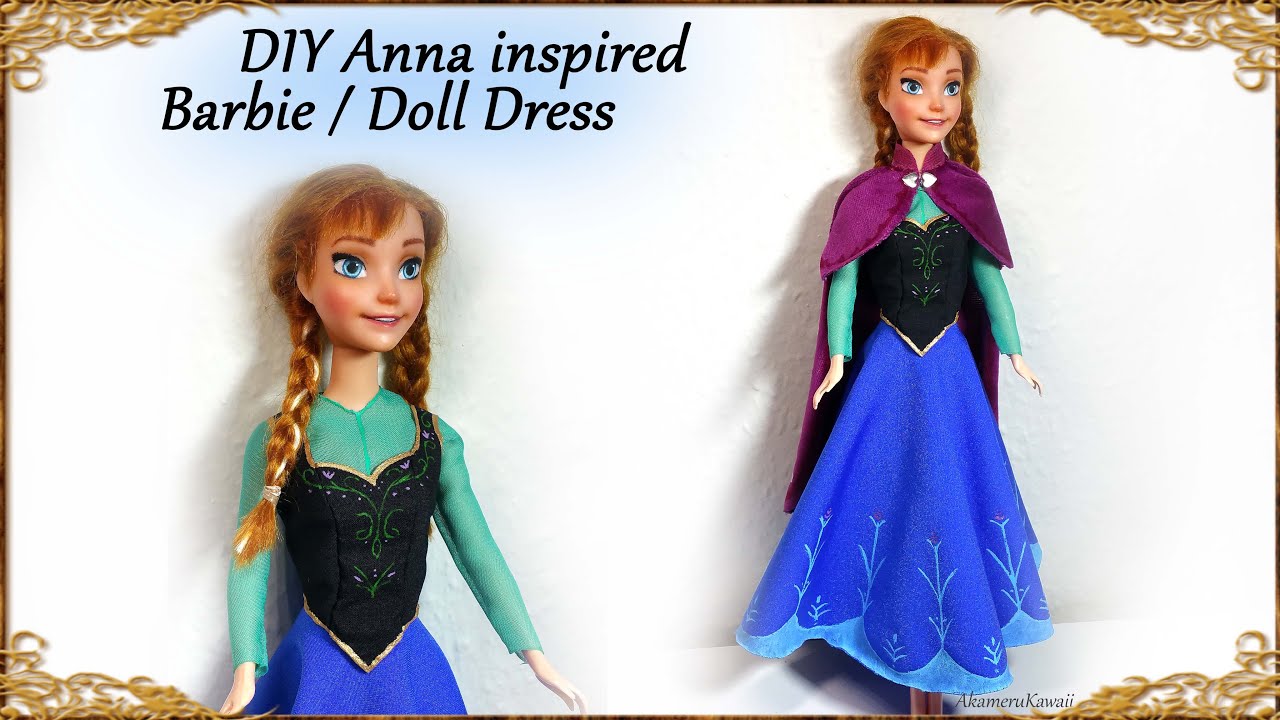 DIY Barbie / Doll Anna 