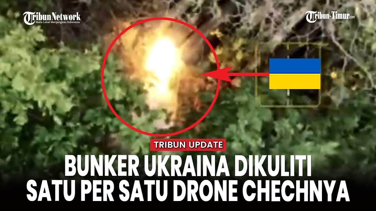 Drone Prajurit Chechnya Hancurkan Posisi dan Bunker Ukraina di Kharkiv Secara Metodis