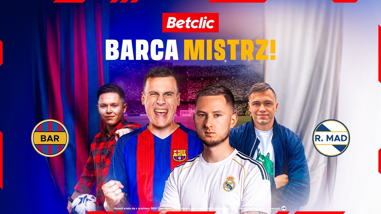 FOOTROLL I BARCA ŚWIĘTUJĄ TYTUŁ! REAKCJE NA EL CLASICO | ĆWIĄKAŁA, LACHU, XFLASH, FOOTROLL