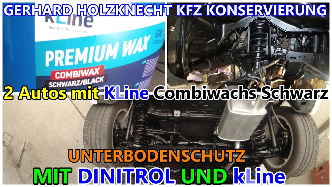 2 Autos mit KLine Combiwachs Schwarz