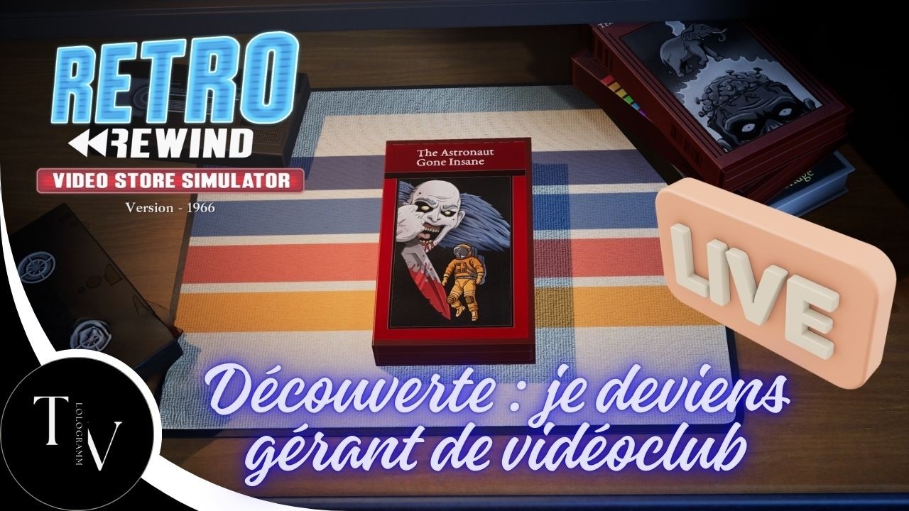👉 🎬 Découverte : je deviens gérant de vidéoclub (nostalgie 90’s !)    #retrorewind