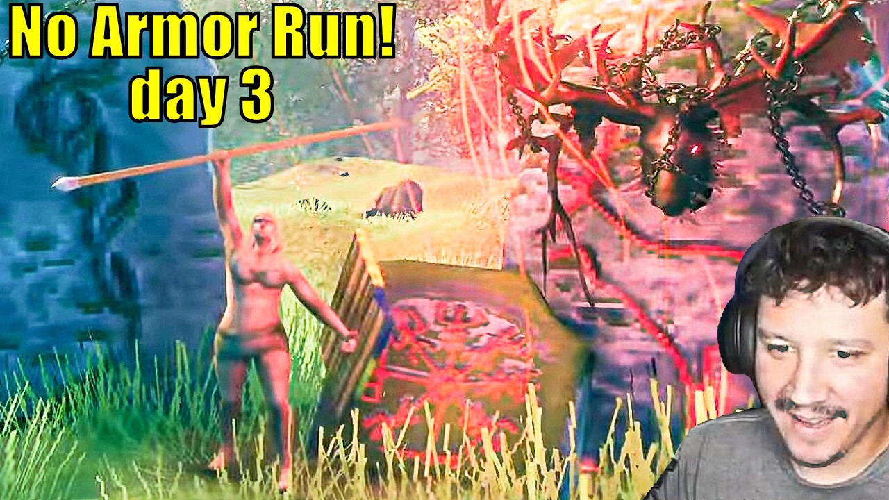 🔴 LIVE: NO ARMOR RUN! Day 3: Black Forest Exploration! #valheim