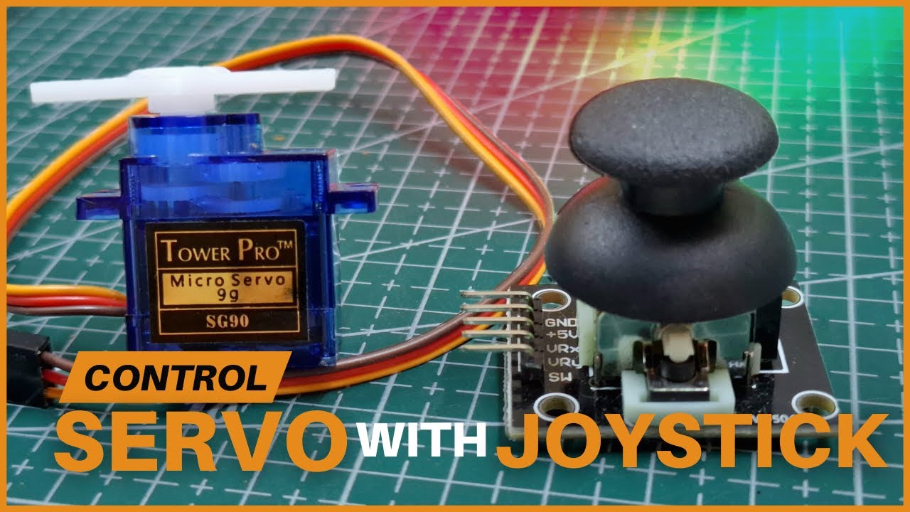 Как использовать джойстик с Arduino: управляйте сервоприводом с помощью джойстика!