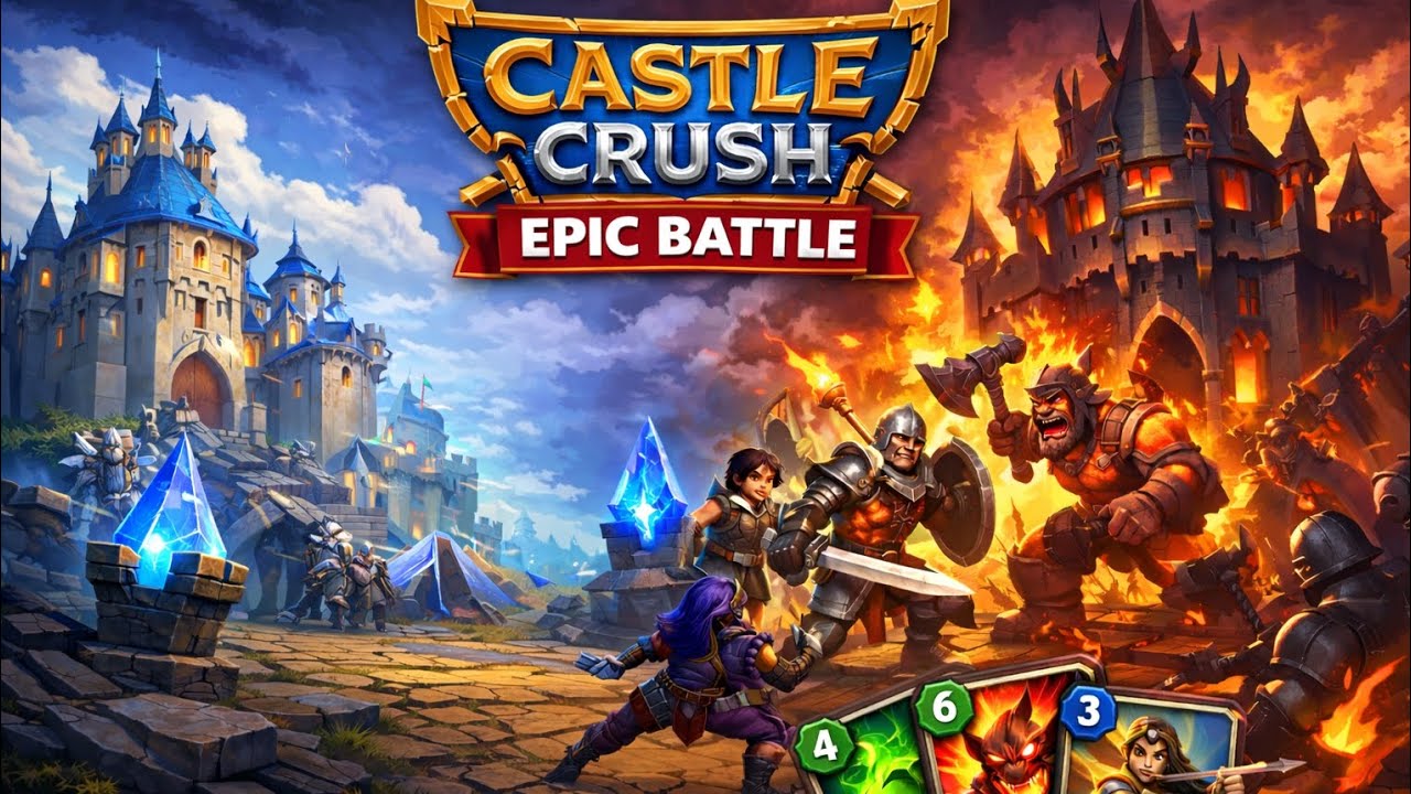 Playing Castle Crush : Epic Battle for the First Time | #castle 