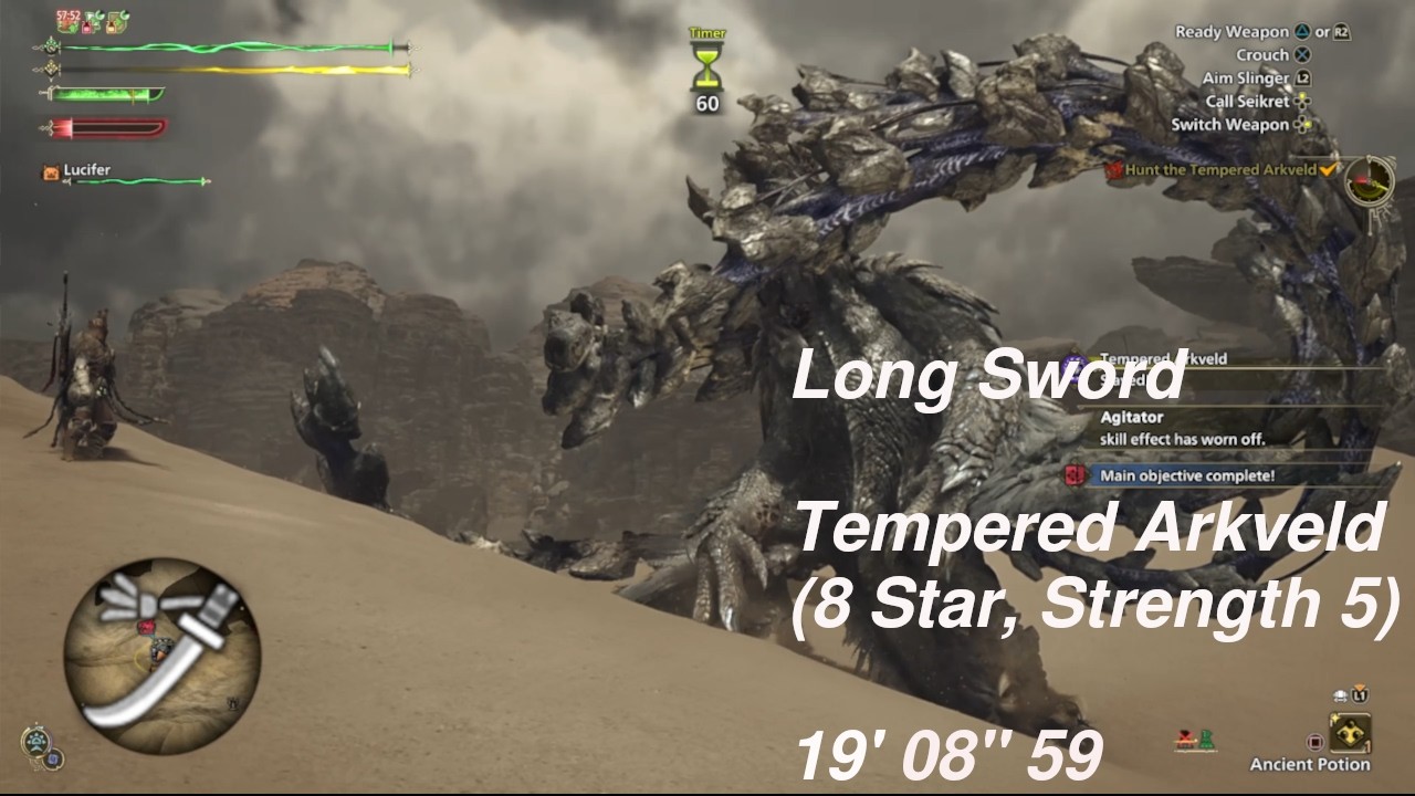 Long Sword | 8*5 Tempered Arkveld | 19' 08