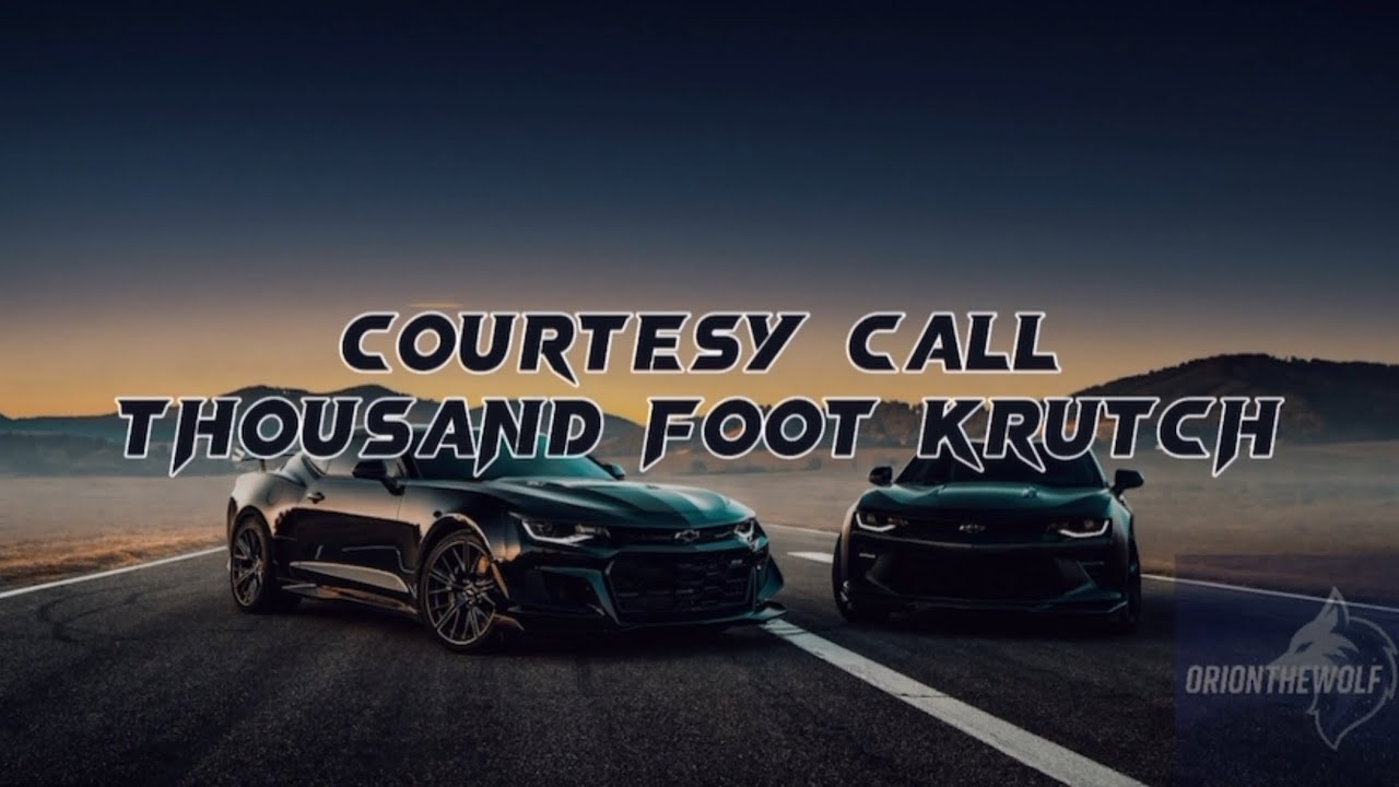 Courtesy Call (slowed) - Thousand Foot Krutch