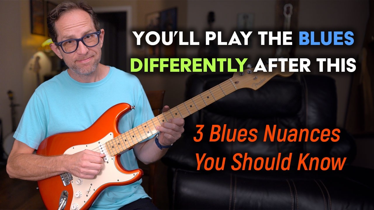 3 Blues nuances you should know! Guitar Lesson - ML149
