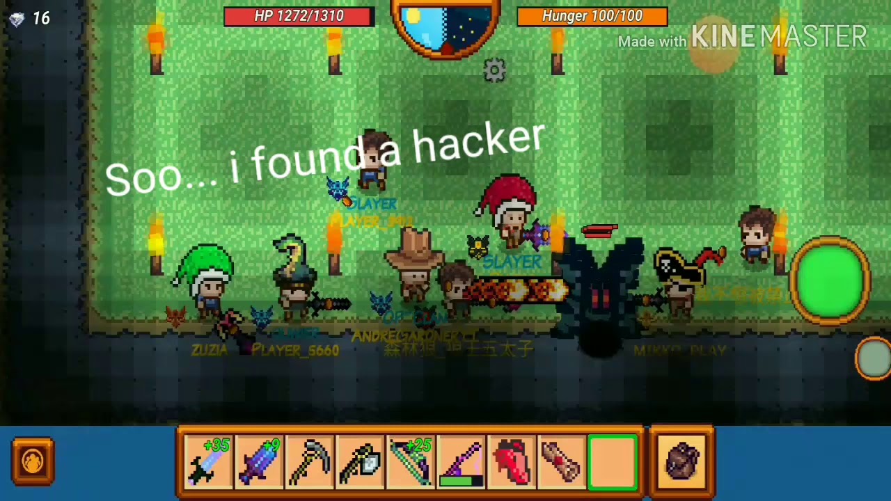 Pixel survival 3 | hacker spawned in sum bat boss's