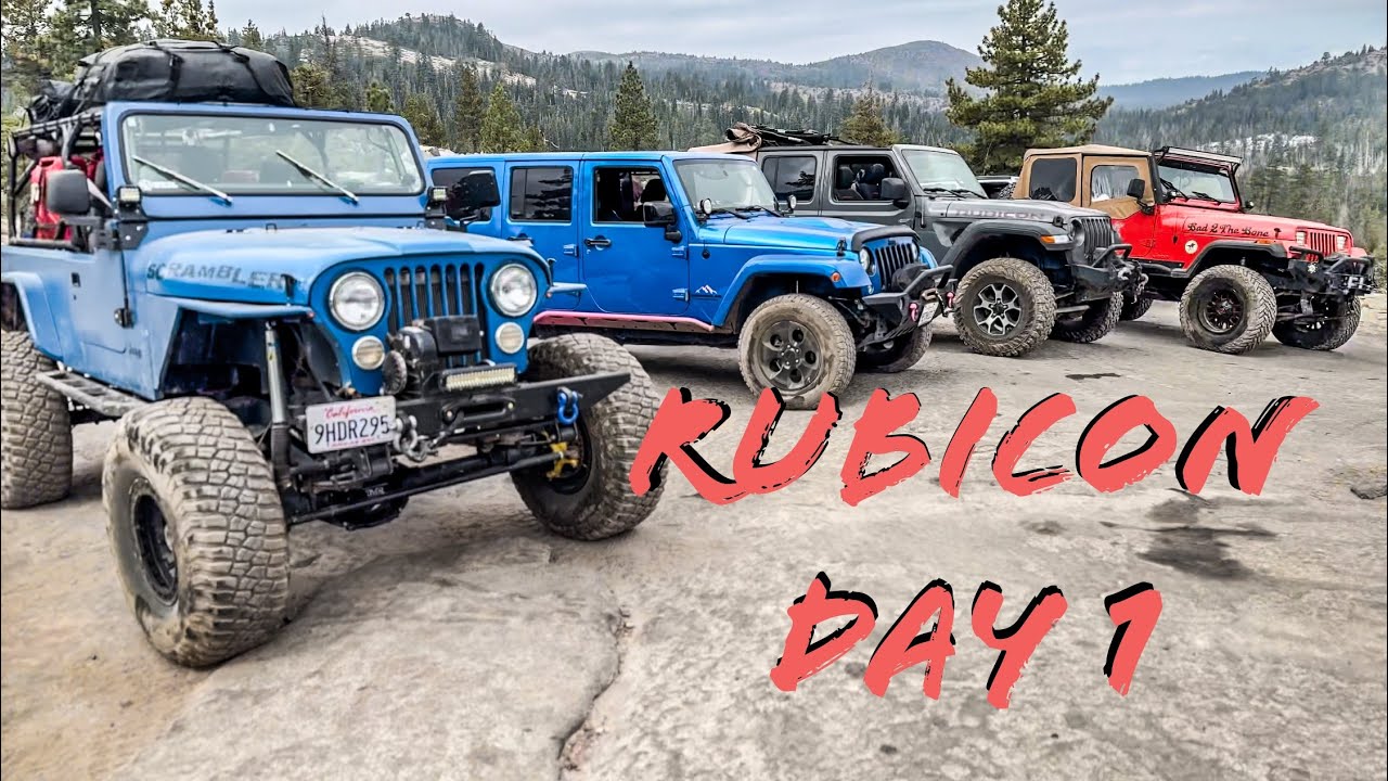 The Rubicon Trail day 1
