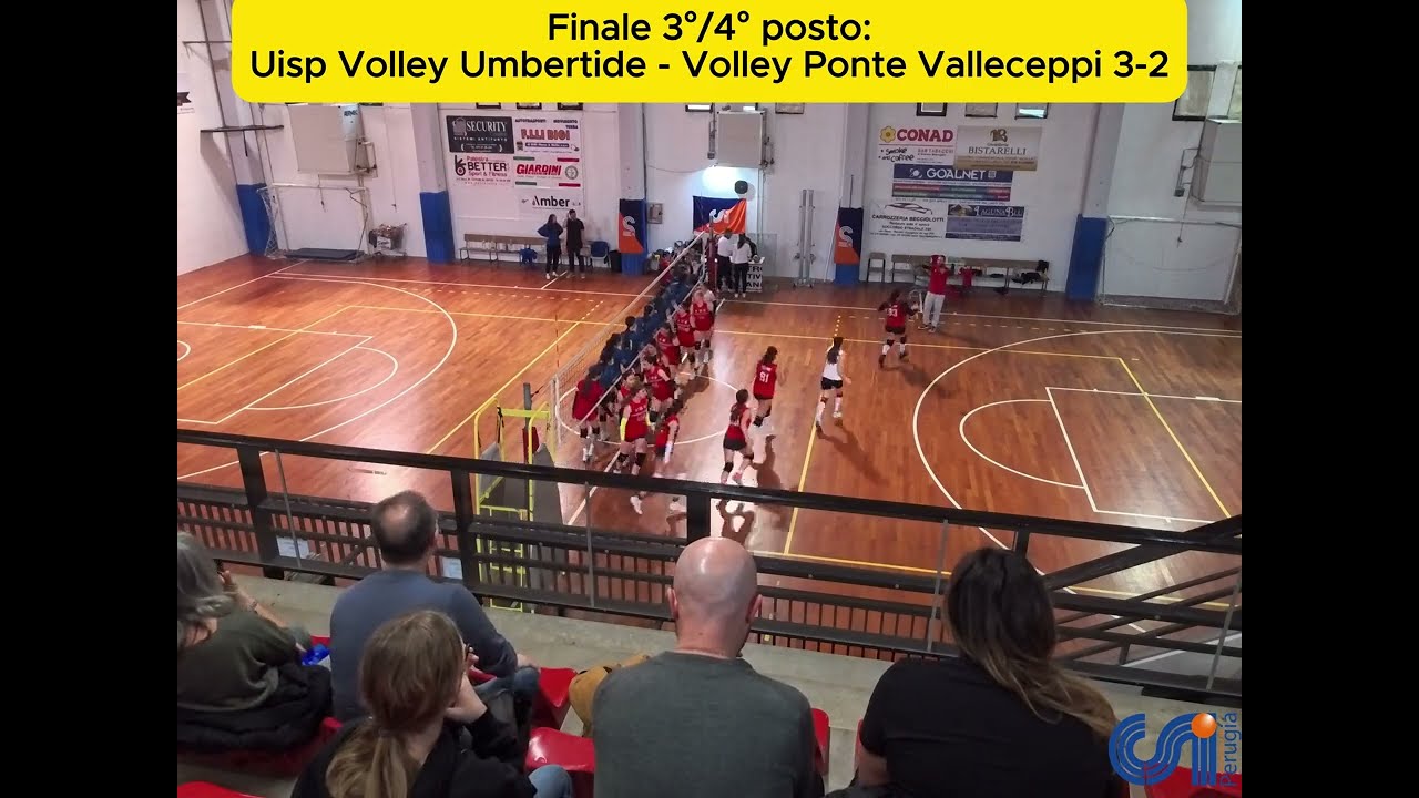 Finale Provinciale 3/4 posto 2025/26 Under 16: Uisp Volley Umbertide – Volley Ponte Valleceppi