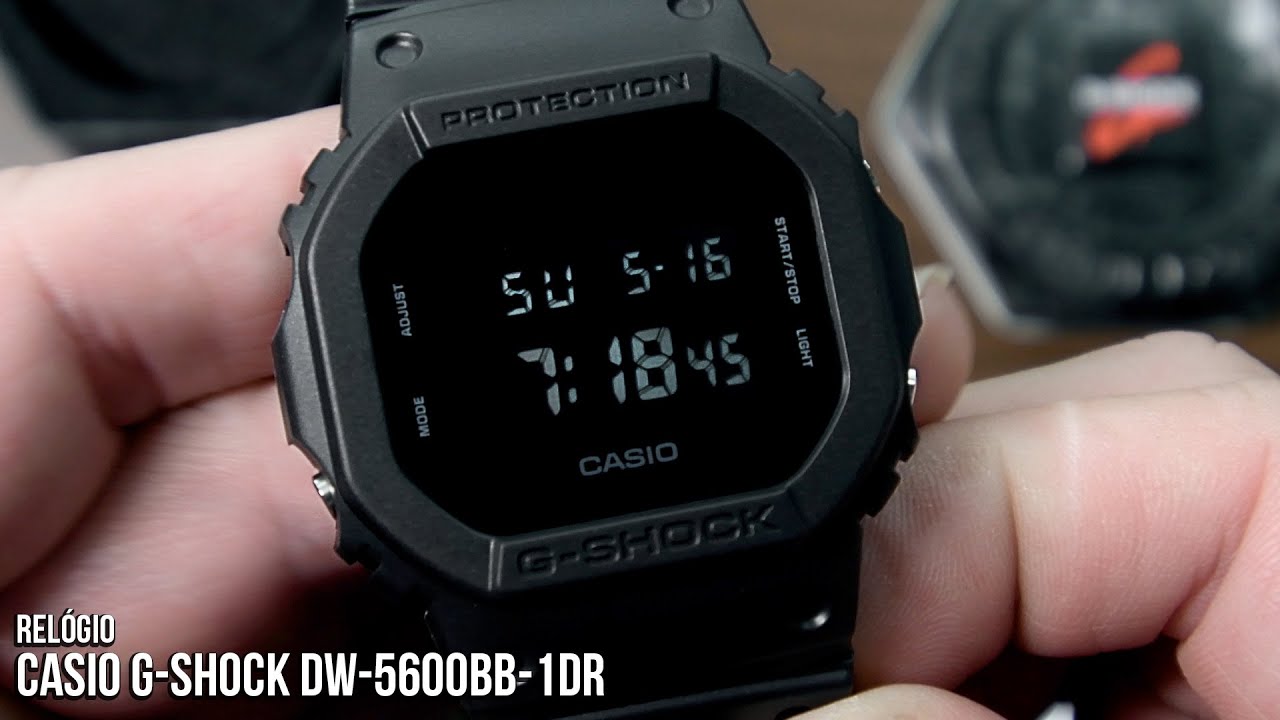 Relógio Casio G-Shock Digital DW-5600BB-1DR | Preto