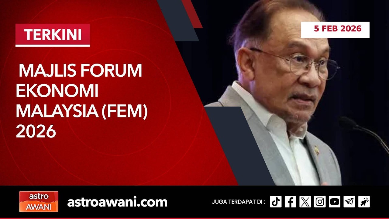 [LANGSUNG] Majlis Forum Ekonomi Malaysia (FEM) 2026 | 5 Feb 2026