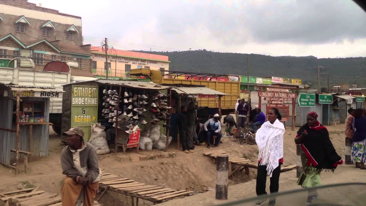 Driving through Maai Mahiu