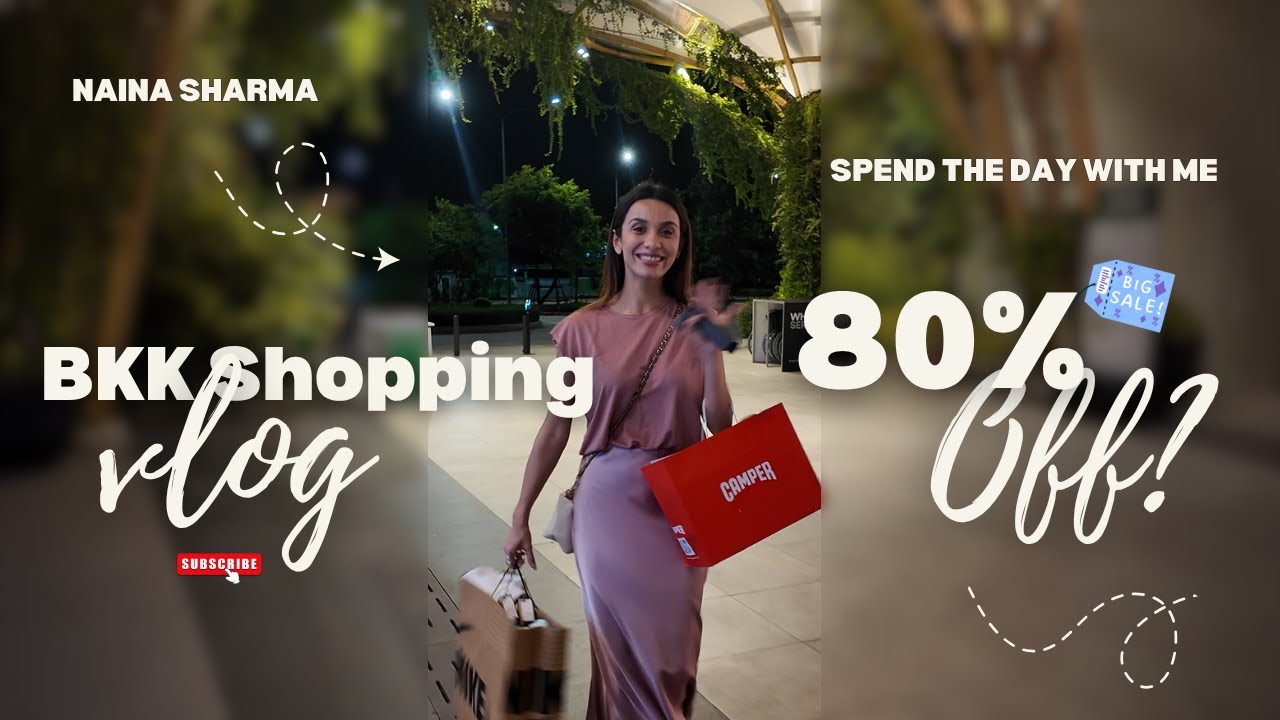 I Found 70–80% Discounts on Big Brands at Siam Premium Outlets 🤯 | Bangkok Vlog