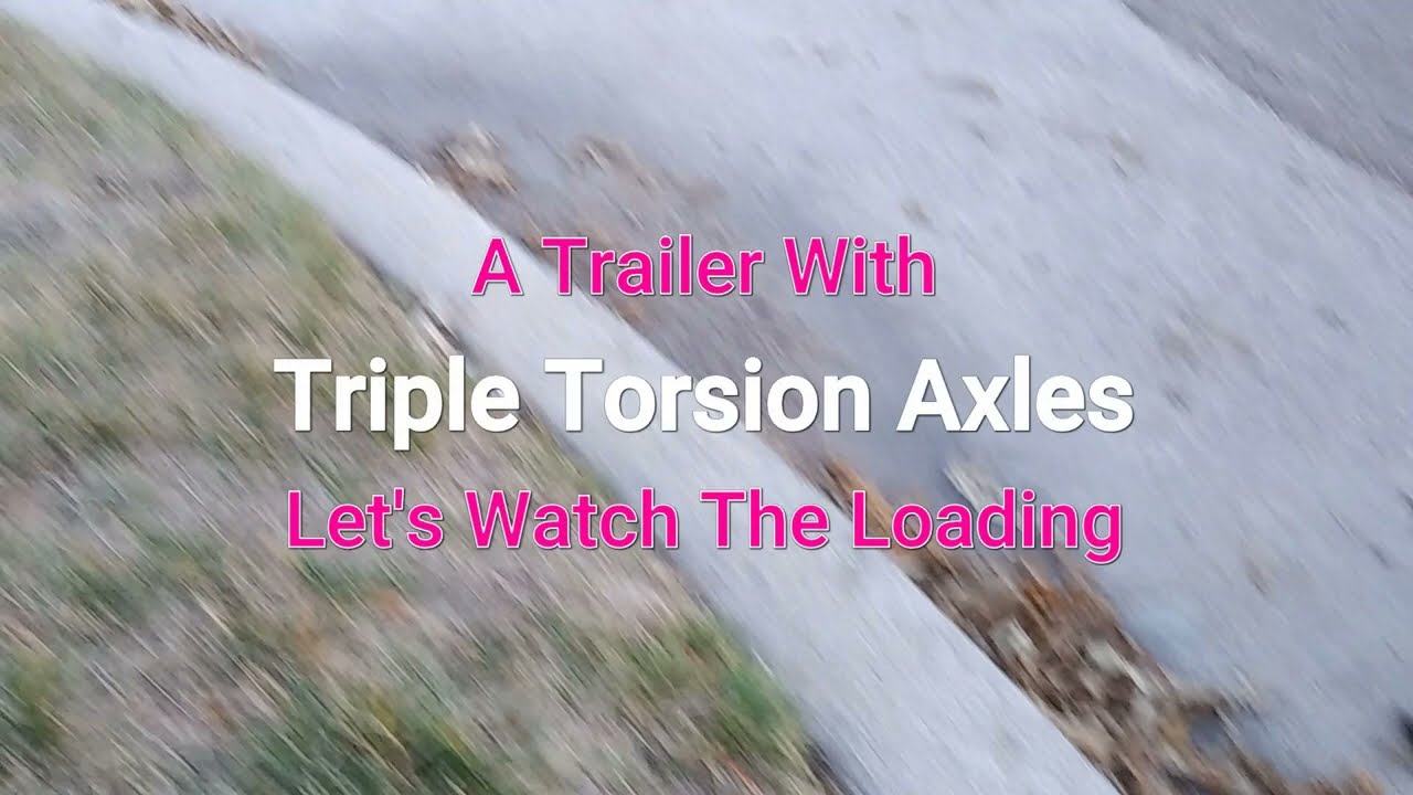 Triple Torsion Axles Don't Share The Load &mdash; Is it a Problem?  Simple Illustration of Why.
