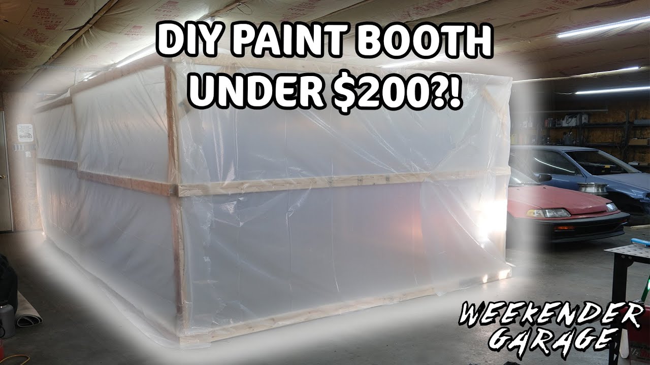 Building A Paint Booth In 10 Minutes