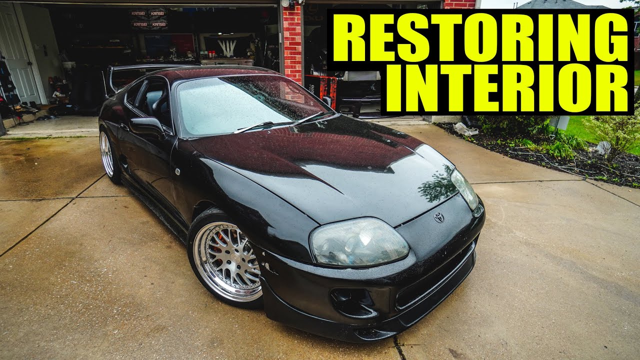 RESTORING THE MKIV SUPRA! Pt. 4 (Corbeau Seats & FULL INTERIOR!)