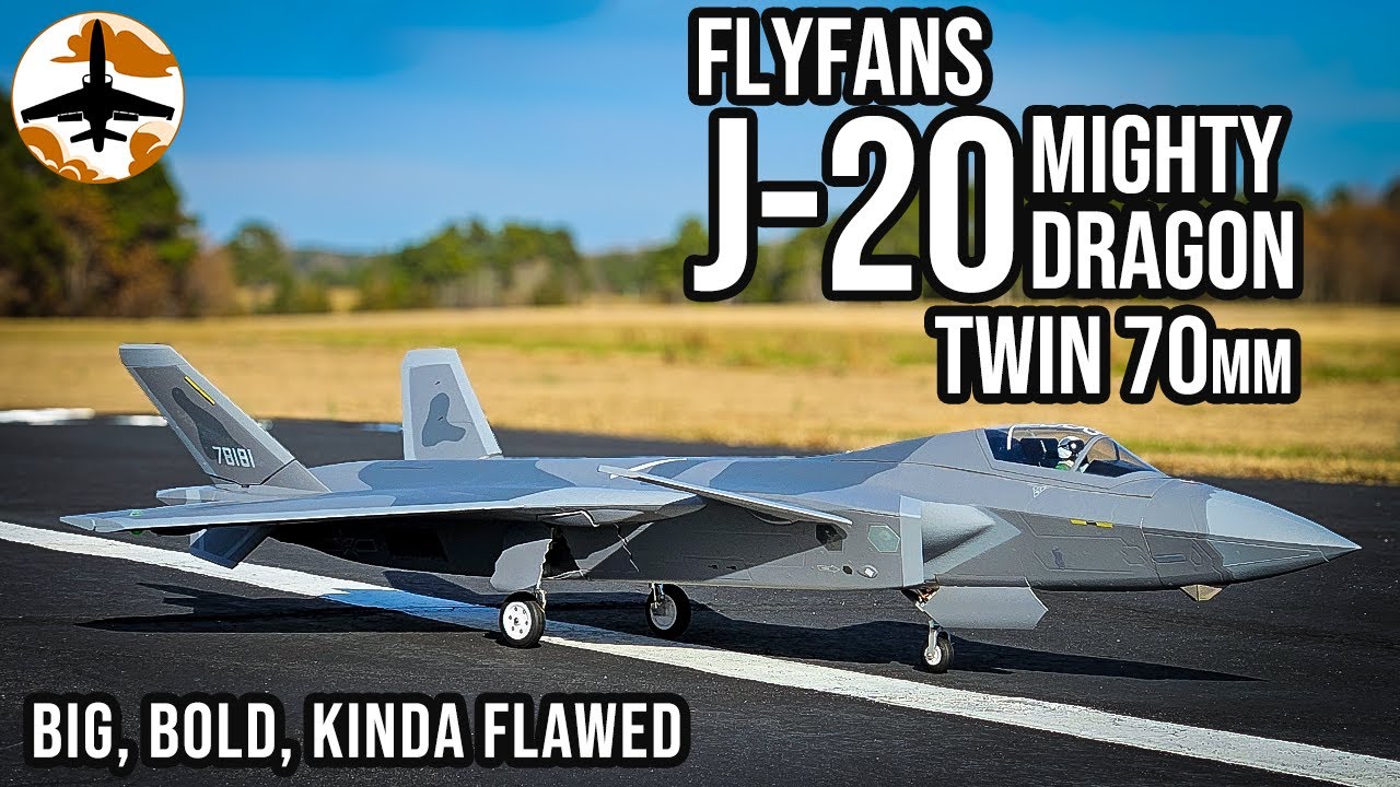 Temu Raptor or 5th Gen Dominance? Flyfans J-20 Mighty Dragon Review & Setup Guide