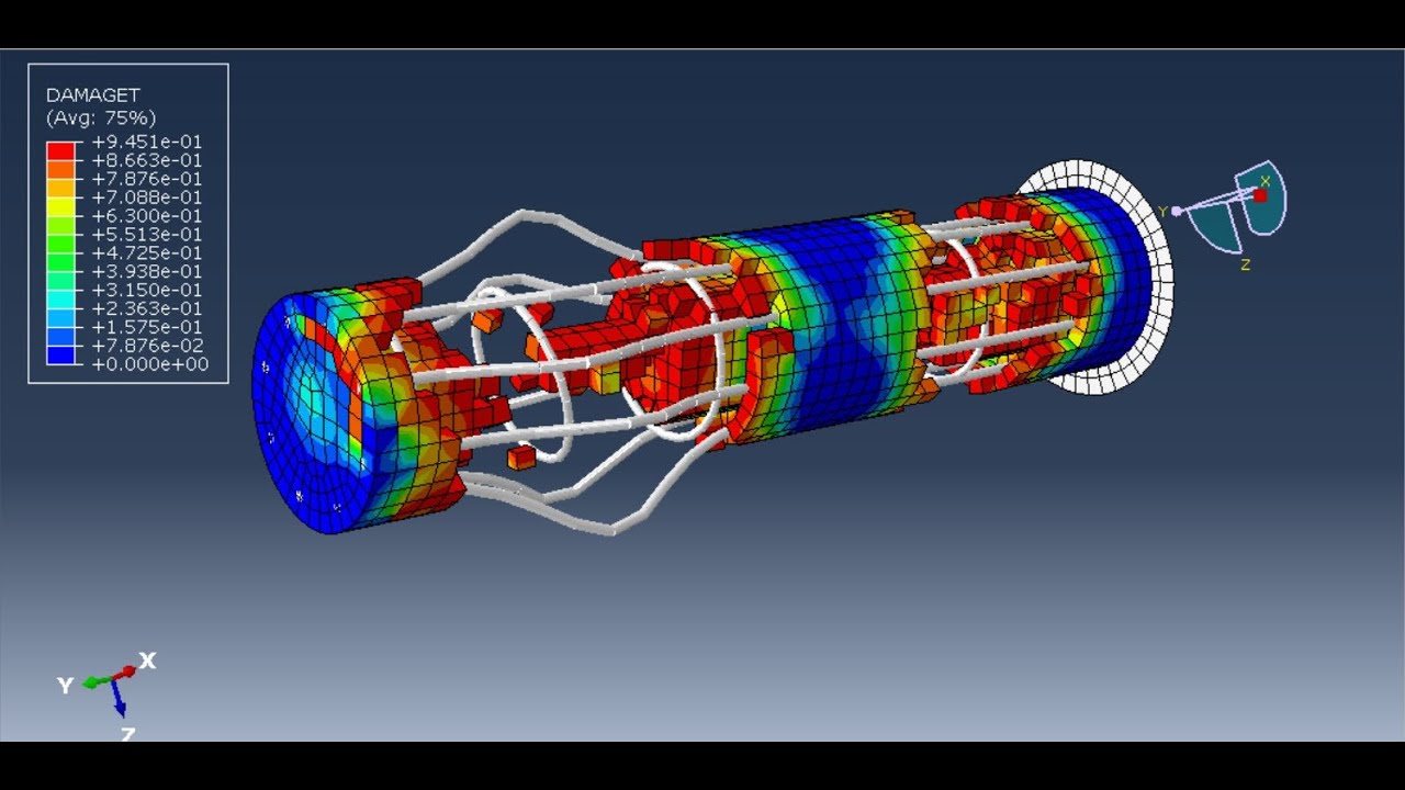 FE analysis of hybrid jute/basalt fiber reinforced polymer confined UHPC column under compression