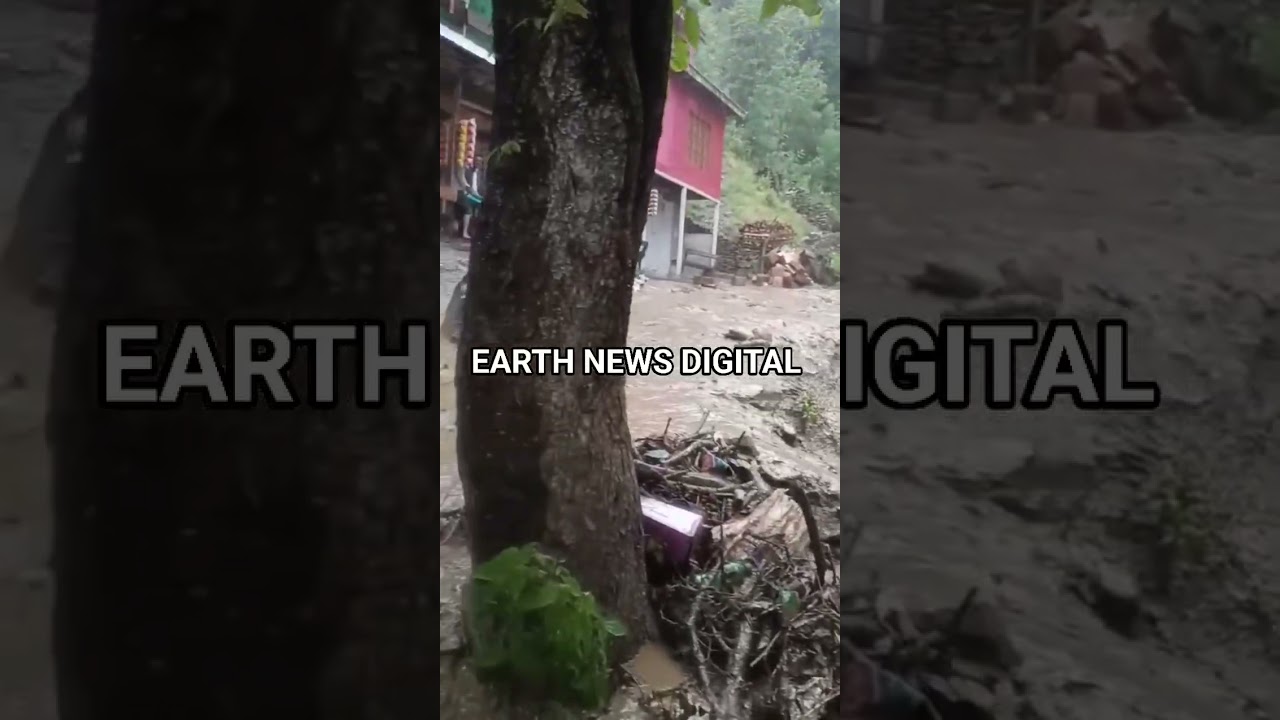 #cloudbursts,_heavy_rainfall cause flash floods in Bhalessa, Doda J&K..!!