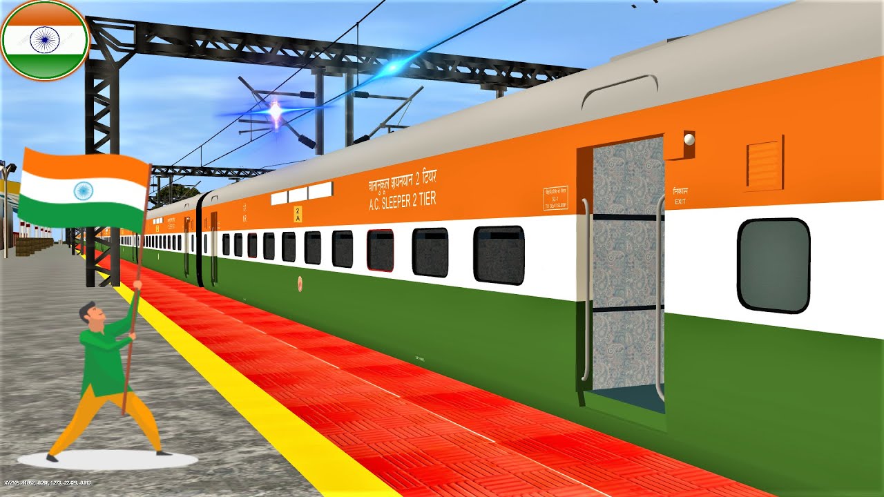 INDEPENDENCE DAY SPECIAL CELEBRATION IN INDIAN RAILWAYS🇮🇳🇮🇳 || TRAINZ 12 || JOURNEY VLOG!