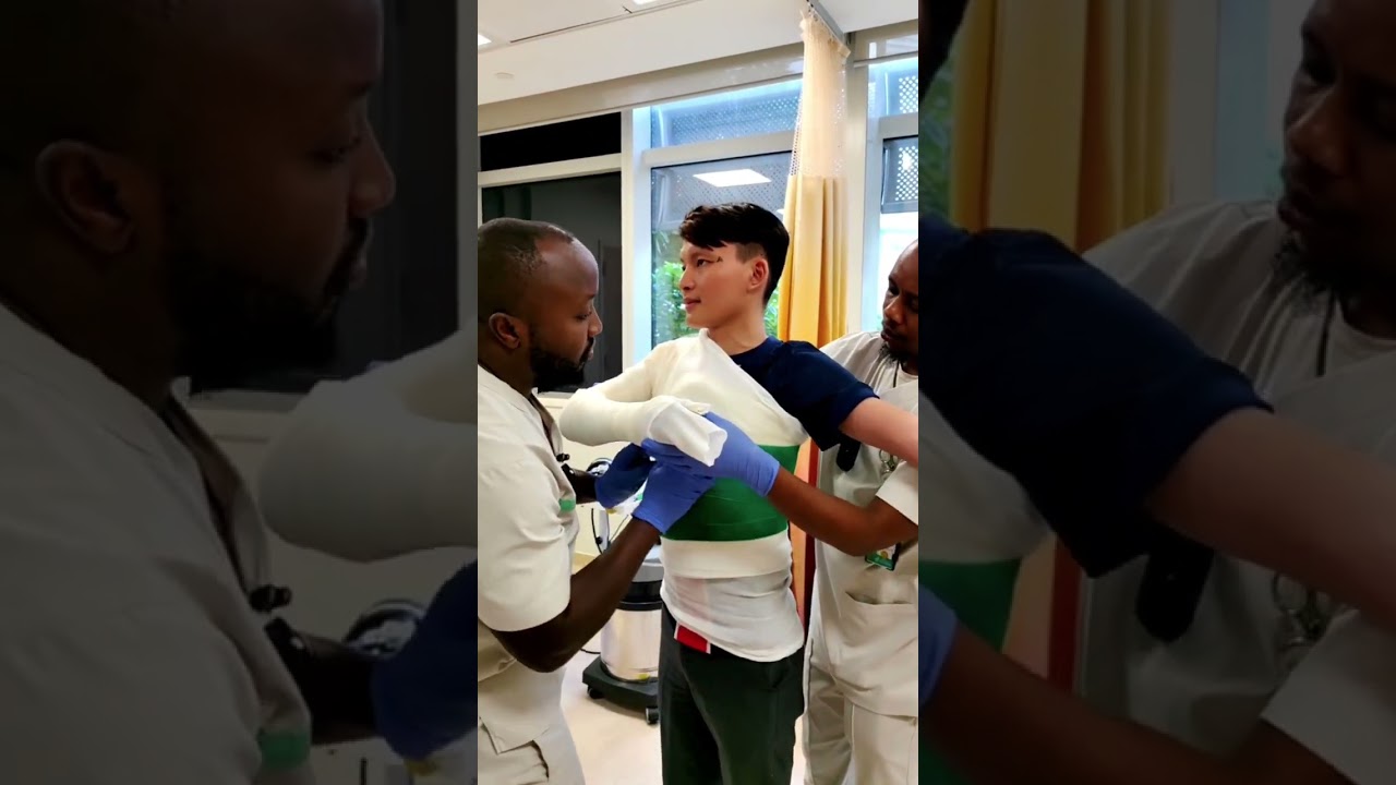 APPLICATION OF A SHOULDER SPICA CAST
