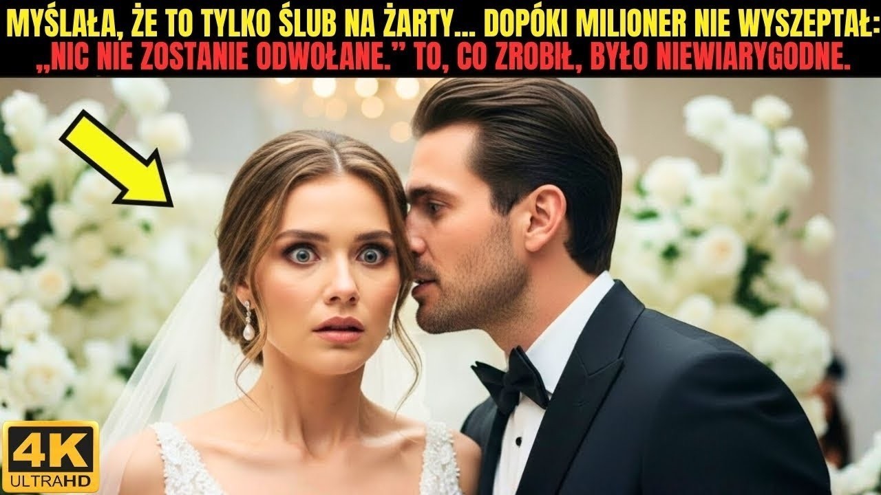 Myślała, że to tylko udawane małżeństwo… aż milioner wyszeptał  „Nic nie zostanie odwołane ”