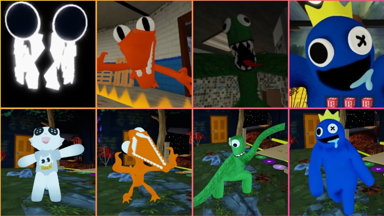 Rainbow friends Roy & Charcle vs Accurate Rainbow Friends Roleplay#rainbowfriends​ #roblox​ #horror​