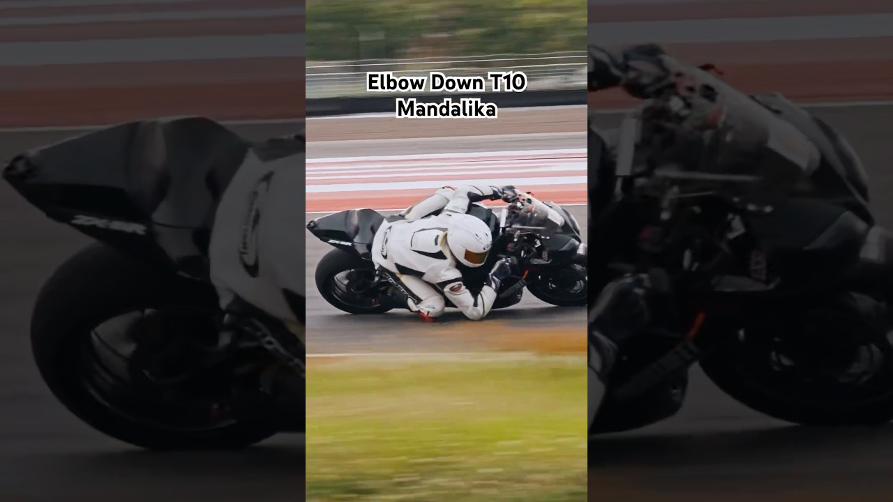 Elbow Down Zx10r - Circuit Mandalika - Wet Track day #mandalika #zx10r #sportbike #kneedown