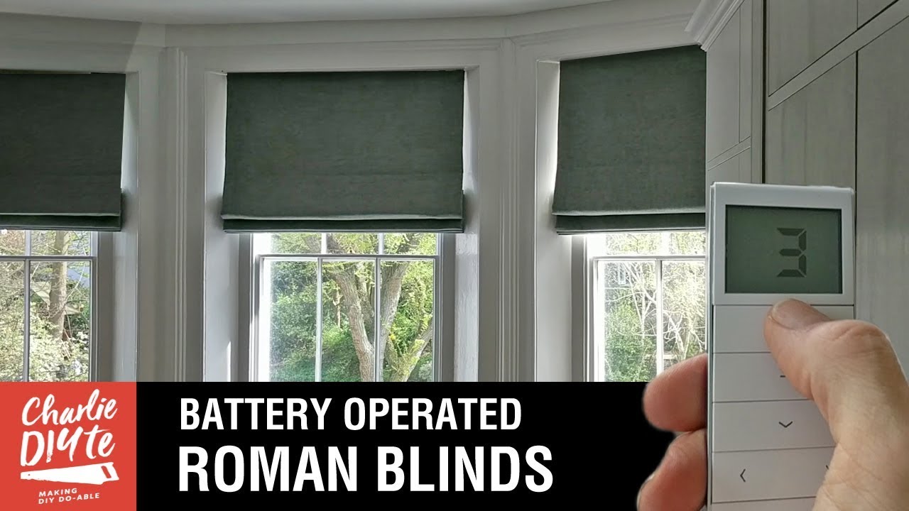 How to Fit Battery Operated Roman Blinds