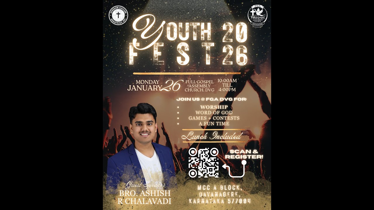 Special YOUTH FEST Jan 26th 2026