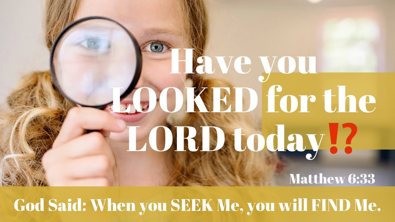 KEEP SEEKING HIM 🔎📖🧎🏾‍♀️‍➡️ | Matthew 6:33