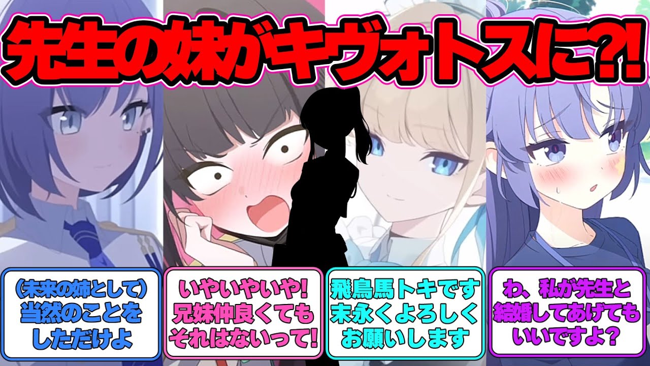 【SS】先生の妹がキヴォトスに来てしまった世界線に対する反応集【ブルアカ】#ブルアカ #ブルーアーカイブ